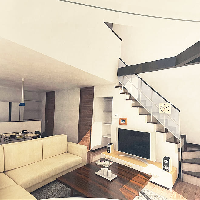 吹き抜けのあるリビング 吹き抜けのある家 間取り図 新築一戸建て だれか教えて などのインテリア実例 22 03 05 06 00 51 Roomclip ルームクリップ