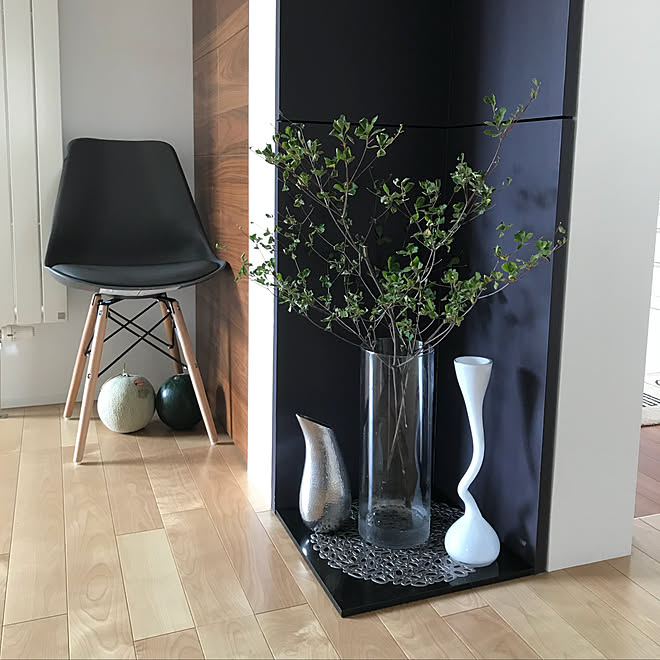 玄関 入り口 インテリア 花瓶 イスのインテリア実例 18 08 22 11 25 28 Roomclip ルームクリップ