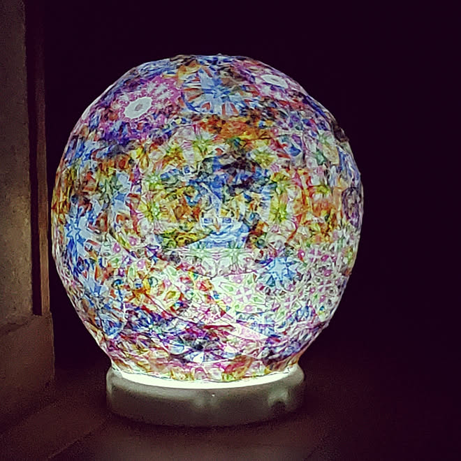 玄関/入り口/DIY/100均/ハンドメイド/照明のインテリア実例 - 2019-11-22 22:16:32