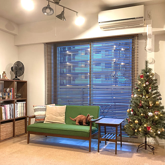 クリスマスツリー クリスマス 無印良品 マンション カリモク60 などのインテリア実例 12 03 17 39 31 Roomclip ルームクリップ