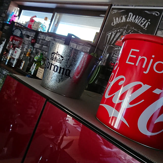 キッチン/コロナビールバケツ/休日/シャープ冷蔵庫/erikoちゃんから♪...などのインテリア実例 - 2019-11-23 08:47:15