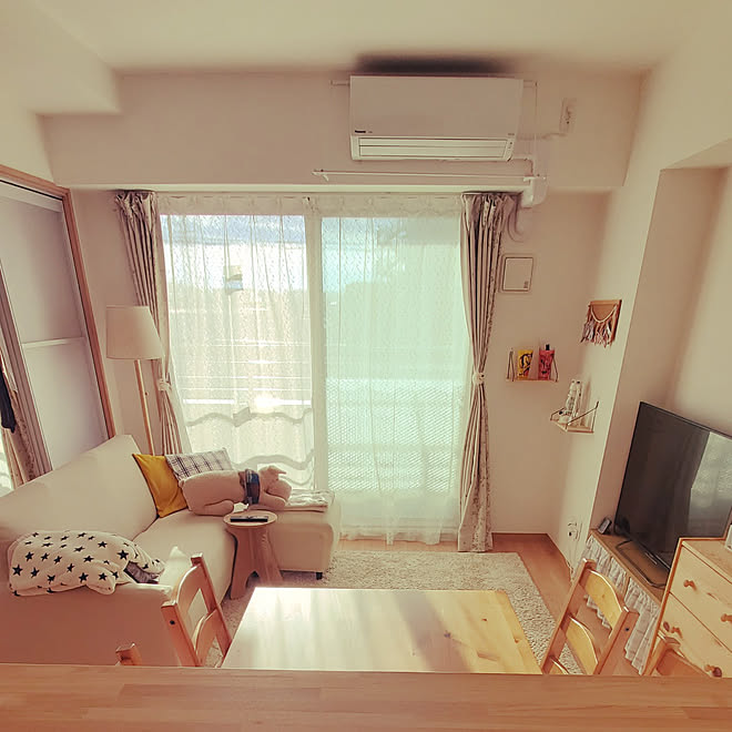 部屋全体 すっきり暮らす シンプルな暮らし 穏やかな暮らし 2ldk賃貸マンション などのインテリア実例 22 03 27 07 00 45 Roomclip ルームクリップ