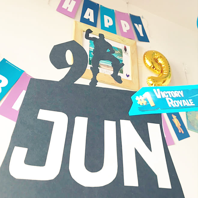 誕生日 手作り 風船 ヘザーブラウン 記録用 などのインテリア実例 06 07 19 59 37 Roomclip ルームクリップ