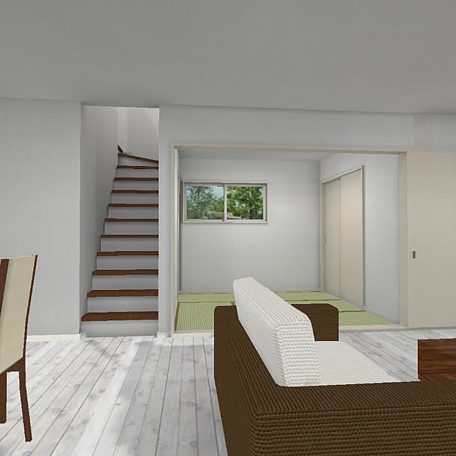 リビング 続き間 和室 ハイドアのインテリア実例 19 01 29 16 10 35 Roomclip ルームクリップ