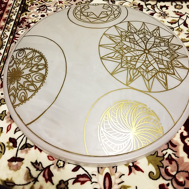 壁 天井 ダイソー 照明 アンティーク エスニック などのインテリア実例 16 12 04 22 08 01 Roomclip ルームクリップ