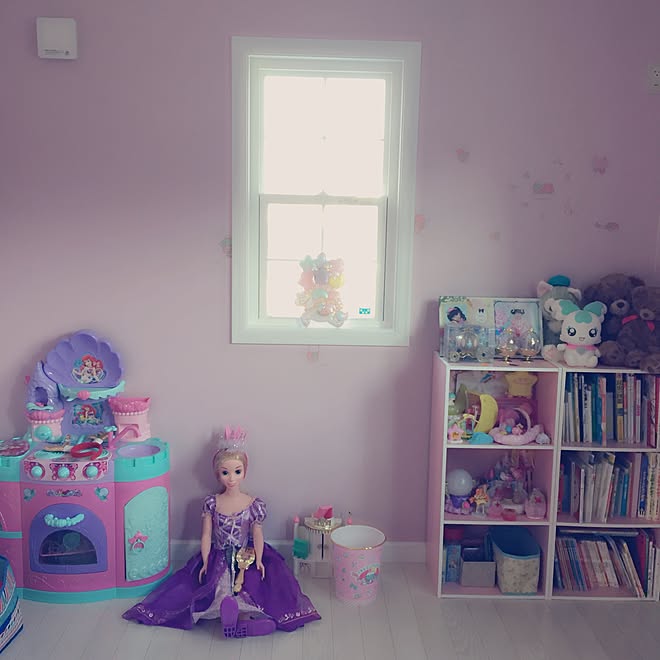 おままごと おもちゃ部屋 おもちゃ アリエル ラプンツェル などのインテリア実例 17 01 15 14 32 Roomclip ルームクリップ