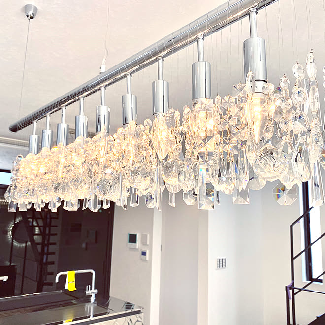 ライティング シャンデリアライト シャンデリア Led シャンデリア ダイニング照明 などのインテリア実例 03 03 17 28 53 Roomclip ルームクリップ