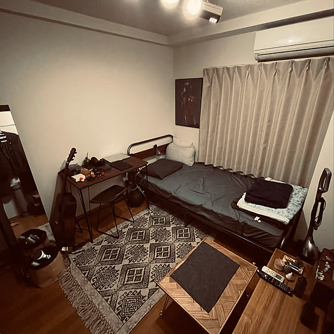 一人暮らし 北欧 6畳 1r インダストリアル などのインテリア実例 11 22 21 01 15 Roomclip ルームクリップ