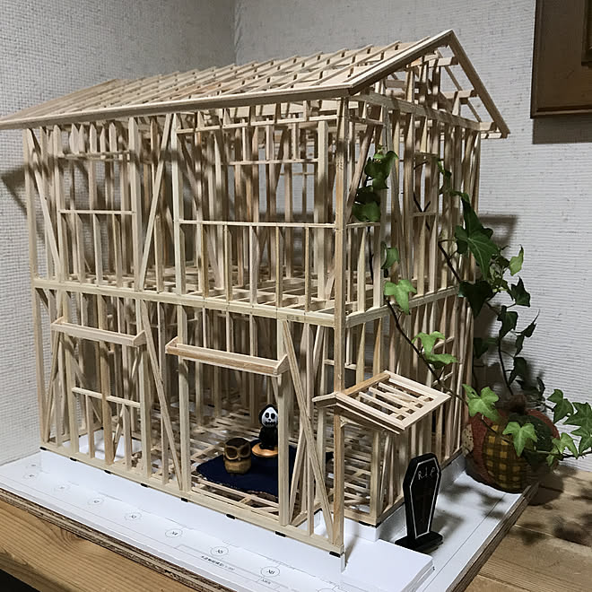 Diy 玄関 入り口 軸組模型のインテリア実例 19 10 16 10 50 21 Roomclip ルームクリップ