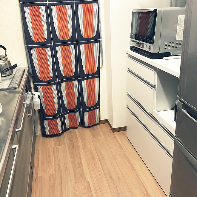 フローリング重ね貼り キッチンのインテリア実例 21 04 02 22 51 39 Roomclip ルームクリップ