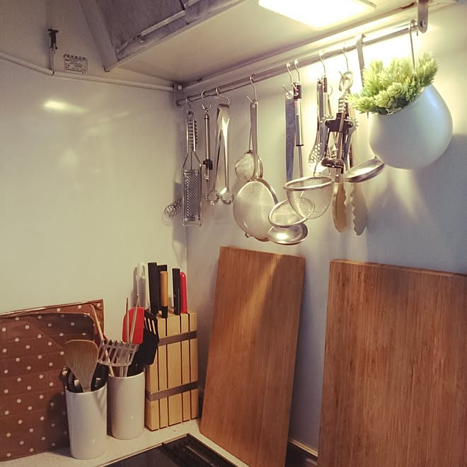 キッチン/IKEA /100均/無印/キッチン収納のインテリア実例 - 2015-11-29 16:39:38