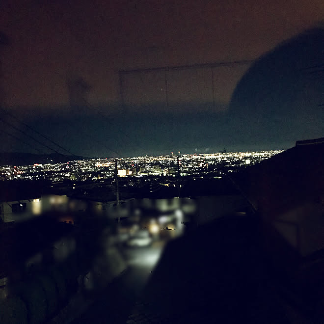窓からの眺め 夜景の見える部屋 夜景 壁 天井のインテリア実例 08 08 00 48 06 Roomclip ルームクリップ