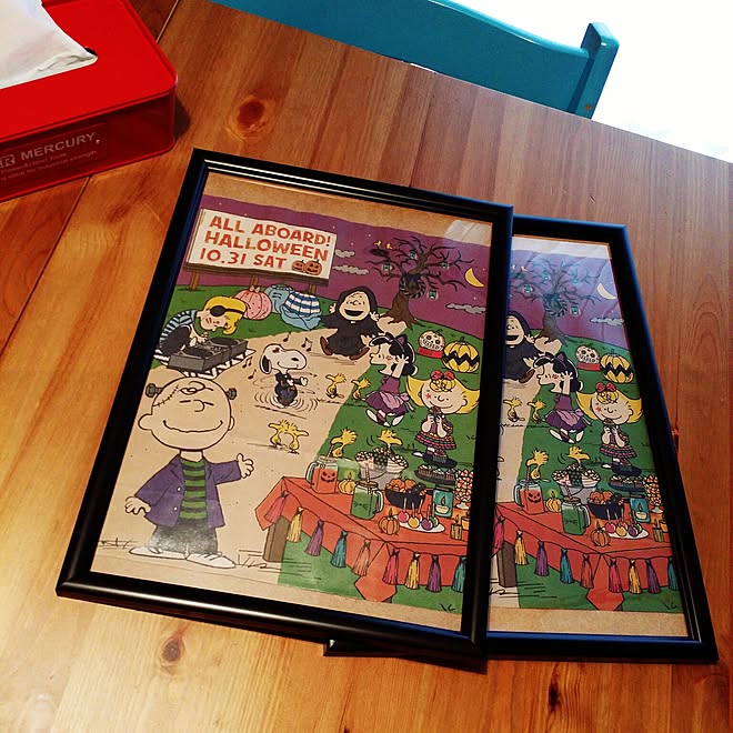 机 Halloween ソニプラ ダイソー スヌーピー などのインテリア実例 15 09 17 14 18 06 Roomclip ルームクリップ