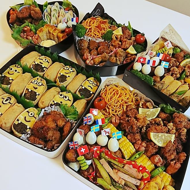 運動会のお弁当 大家族 子育て中 小学生 運動会 などのインテリア実例 17 05 28 23 14 54 Roomclip ルームクリップ
