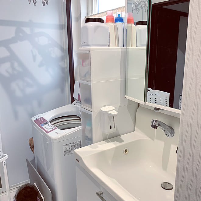 ハンドソープ トクラス 洗面台 カインズホーム トクラス マグネット珪藻土バスマットスタンド などのインテリア実例 19 08 23 11 59 52 Roomclip ルームクリップ