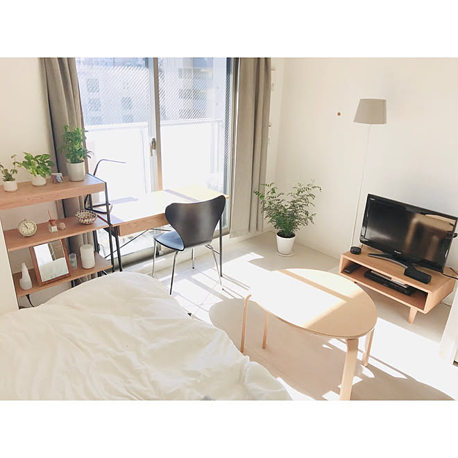 部屋全体/ワンルーム 6畳/ワンルーム/北欧/一人暮らし&hellip;などのインテリア実例 20181123 110935
