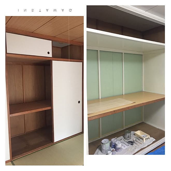 押入れ 棚 diy