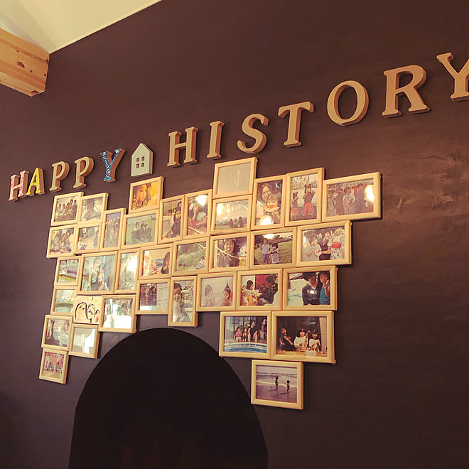 写真コーナー/100均/ダイソー/壁/天井のインテリア実例 20200811 213000 ｜ RoomClip（ルームクリップ）
