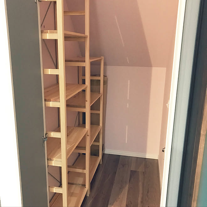 階段下収納 無印良品 棚のインテリア実例 17 12 14 07 47 49 Roomclip ルームクリップ