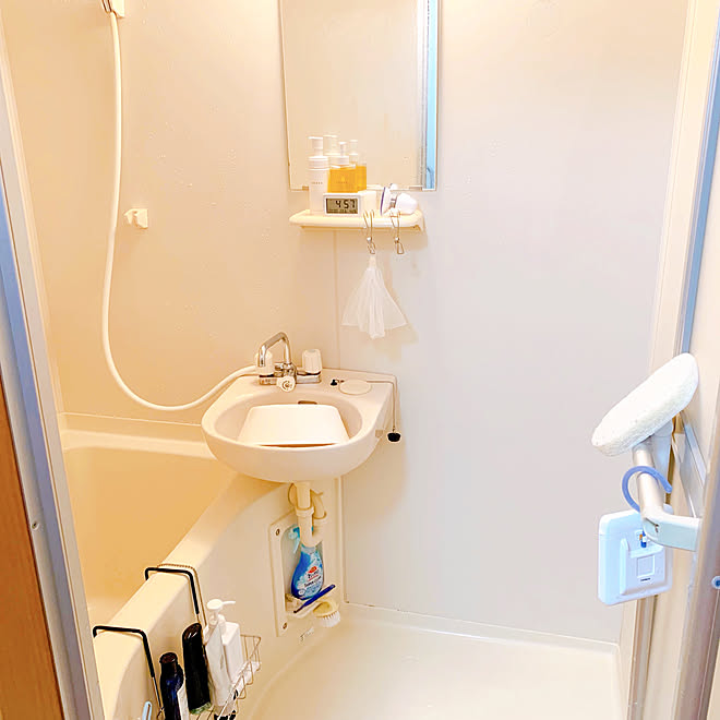 お風呂場 お風呂 一人暮らし 暮らし 無印良品 などのインテリア実例 04 26 17 21 34 Roomclip ルームクリップ