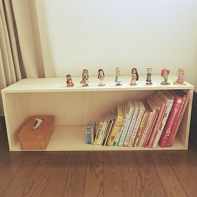 手作り 本棚 本棚diy コメリ 子供がいる家 などのインテリア実例 05 21 15 16 43 Roomclip ルームクリップ