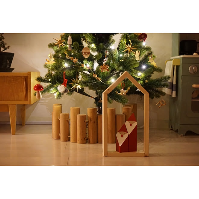 クリスマス Diy 北欧インテリア こどもと暮らす Christmas Tree などのインテリア実例 11 06 14 08 14 Roomclip ルームクリップ