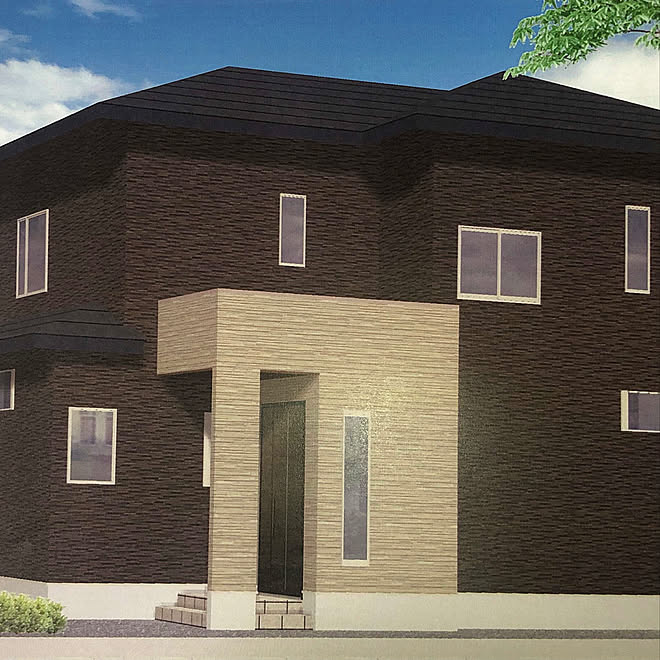 外壁 タマホーム 光セラ18 ケイミュー 部屋全体のインテリア実例 21 03 14 15 49 01 Roomclip ルームクリップ