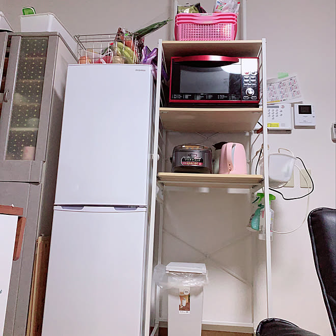 冷蔵庫/レンジ台/キッチン収納/キッチンのインテリア実例 - 2020 ...