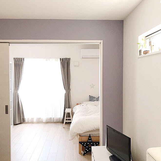 塩系インテリア グレーインテリア 1ldk 一人暮らし シンプル などのインテリア実例 19 04 27 23 52 15 Roomclip ルームクリップ
