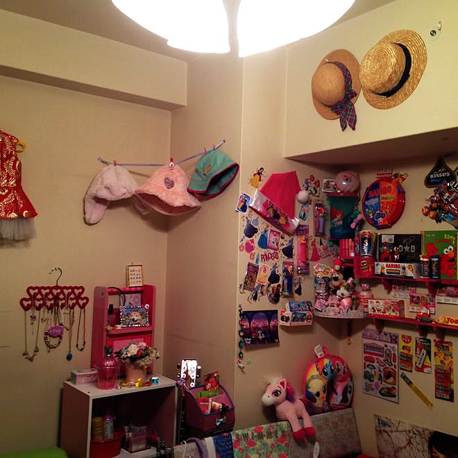部屋全体 Pez ディズニー キャンディーストリッパー ピンク などのインテリア実例 16 04 15 14 01 14 Roomclip ルームクリップ