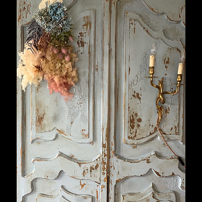 シャビーシック/マンションインテリア/vintage/french chic/French...などのインテリア実例 20220902