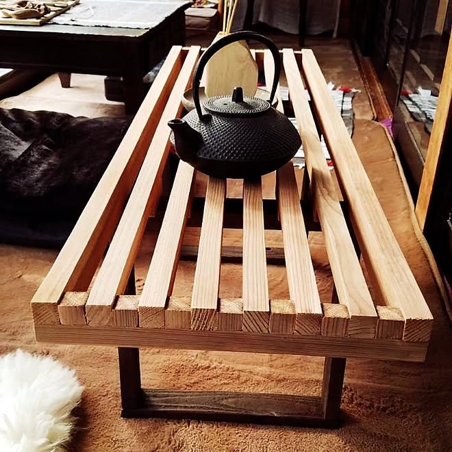 棚 ネルソンベンチ風 Diy初心者のインテリア実例 19 11 27 16 16 33 Roomclip ルームクリップ