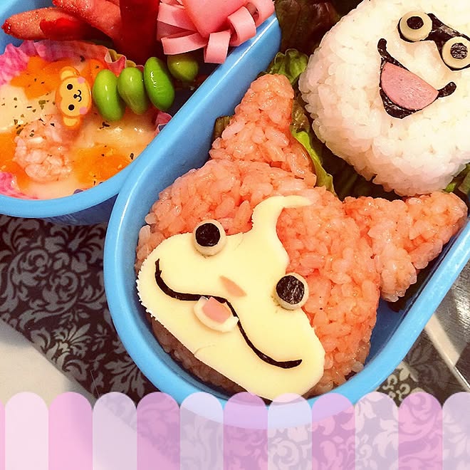 キャラ弁 キャラ弁 ジバニャン ジバニャン弁当 ジバニャン ウィスパーは失敗した もはやスライムのインテリア実例 15 02 05 23 11 01 Roomclip ルームクリップ