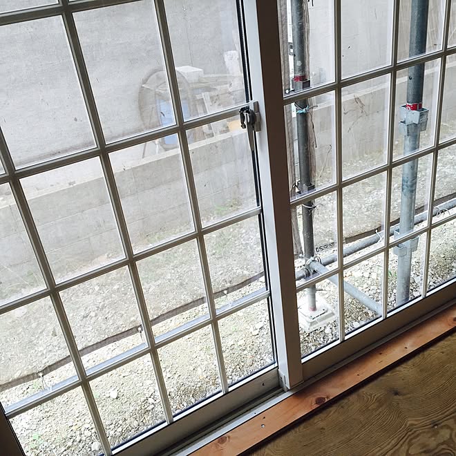 部屋全体 Ykk 格子入り 窓 新築のインテリア実例 15 08 23 00 05 26 Roomclip ルームクリップ