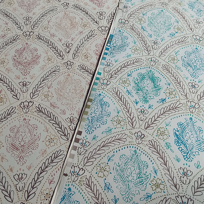 棚 冬の模様替え 手作り 壁紙 手作り市 などのインテリア実例 22 12 11 15 56 Roomclip ルームクリップ