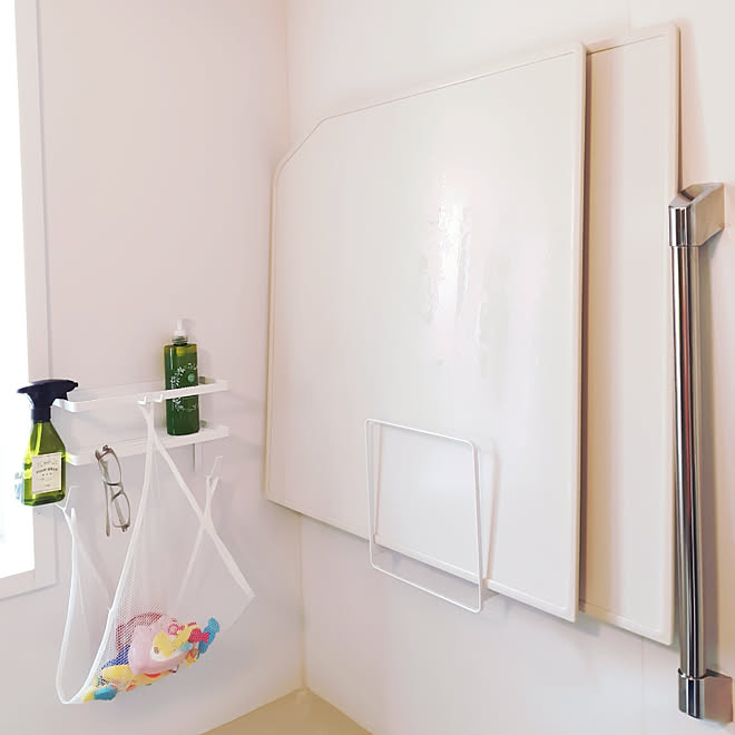 バス トイレ 大掃除 便利グッズ マグネット 風呂フタ収納 などのインテリア実例 05 14 07 40 Roomclip ルームクリップ