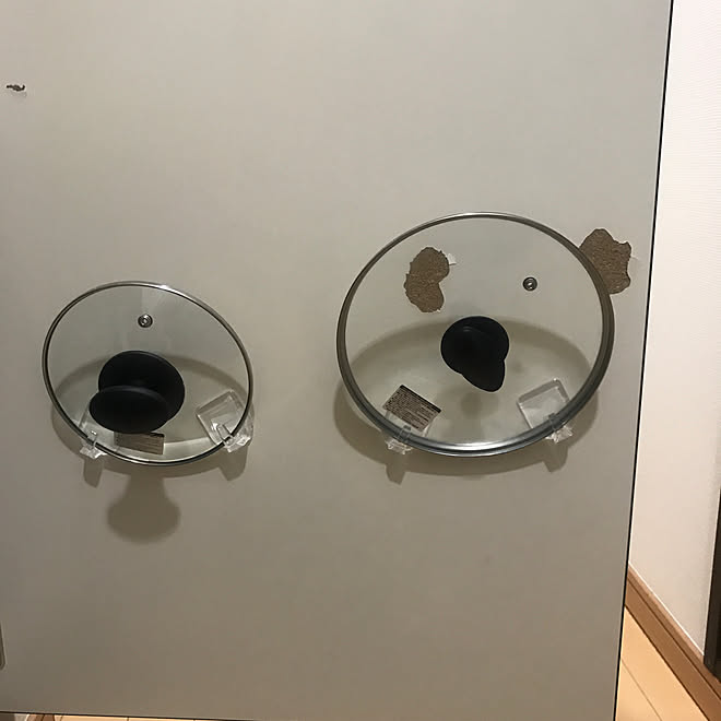 キッチン/1K/鍋蓋収納/一人暮らし/収納...などのインテリア実例 ...