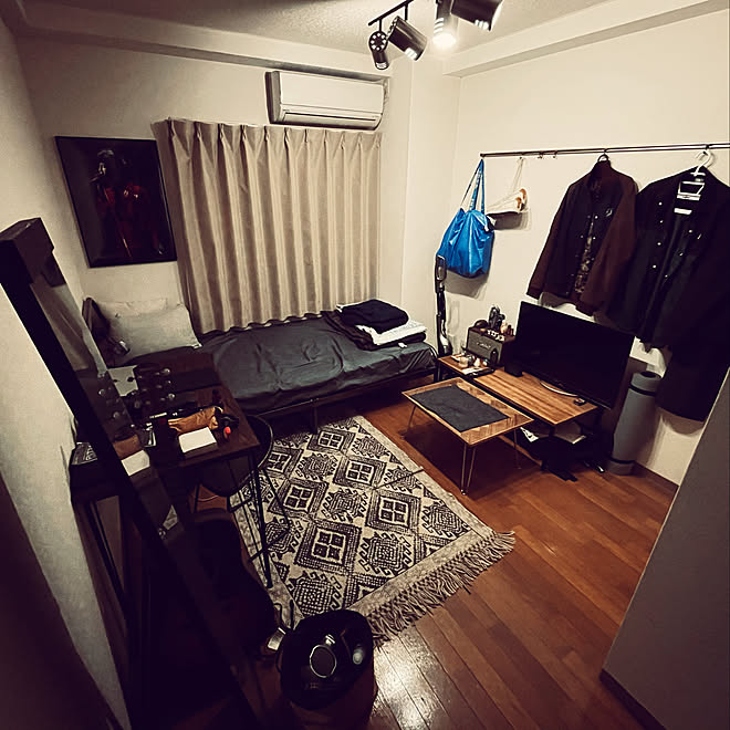 一人暮らし インダストリアル 無骨 男前インテリア 北欧 などのインテリア実例 11 22 21 00 19 Roomclip ルームクリップ