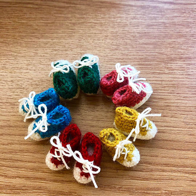 ハンドメイド 編み物 ミニチュア小物のインテリア実例 18 12 18 23 11 03 Roomclip ルームクリップ