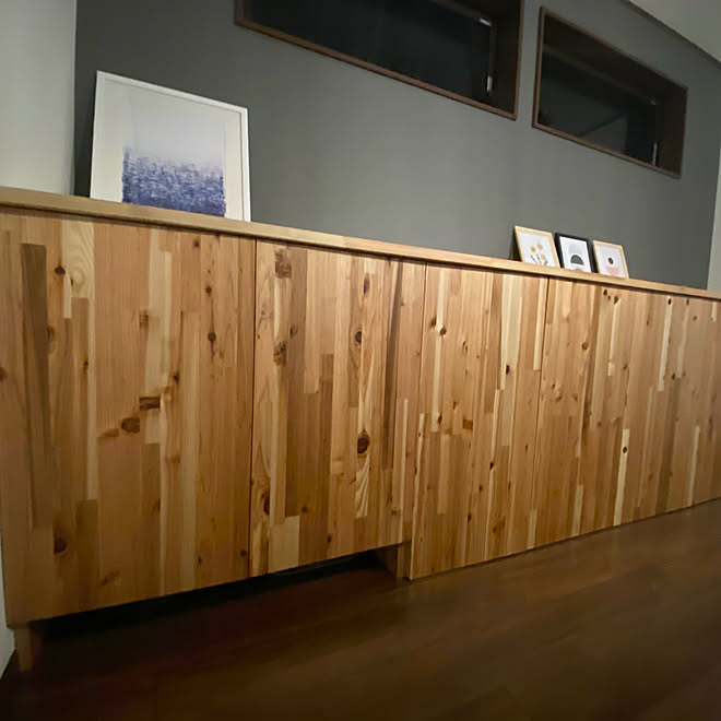アートのある暮らし/造作棚/ルンバ基地/ナチュラルヴィンテージ/カフェ風インテリア&hellip;などのインテリア実例 20200403 22