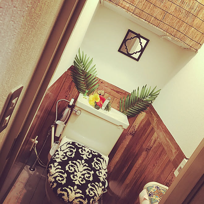 タイルシール 3コインズ リメイクシート リメイク バリ風 などのインテリア実例 17 08 17 22 13 42 Roomclip ルームクリップ