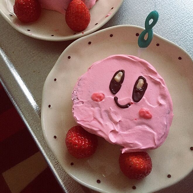 カービィ 誕生日ケーキ バースデーケーキ 星のカービィ 一応手作り などのインテリア実例 15 02 18 15 53 24 Roomclip ルームクリップ