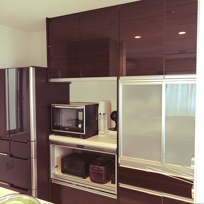 Lixilリシェルsi Lixilカップボード Lixilキッチン リクシルカップボード キッチンのインテリア実例 05 31 12 33 Roomclip ルームクリップ