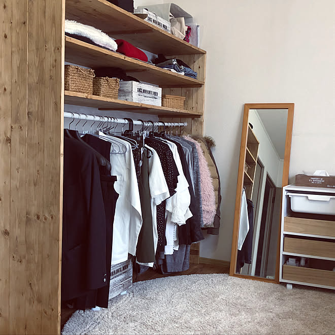 棚/ねぇねぇ。片付ける気、ある?/子供部屋/オープン収納/ラブリコアイアン...などのインテリア実例 - 2019-01-16 10:53:44