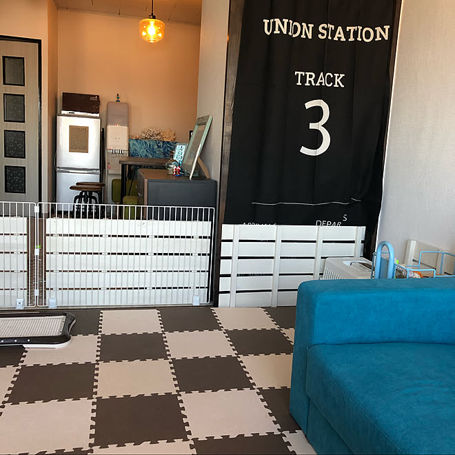 ニトリ 茅ヶ崎 神奈川県民 アイアン家具 犬のいる暮らし などのインテリア実例 12 25 18 59 43 Roomclip ルームクリップ