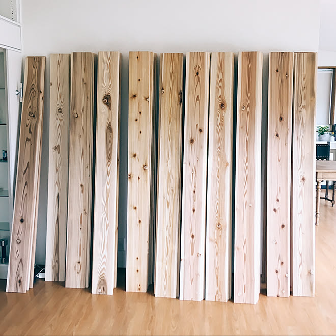 杉 無垢材フローリング Diy 無垢フローリングdiy フローリング などのインテリア実例 05 04 00 15 15 Roomclip ルームクリップ