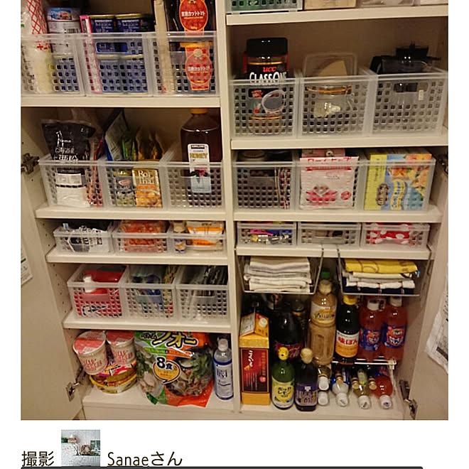 キッチン セリア 100均 プラスチックケース パントリー収納 などのインテリア実例 07 12 28 56 Roomclip ルームクリップ