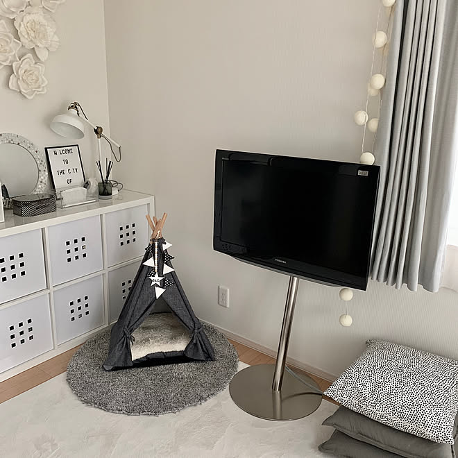 anataIRO/テレビスタンド/テレビ台/REGZA/ありがとうございます ︎...などのインテリア実例 20190701 12