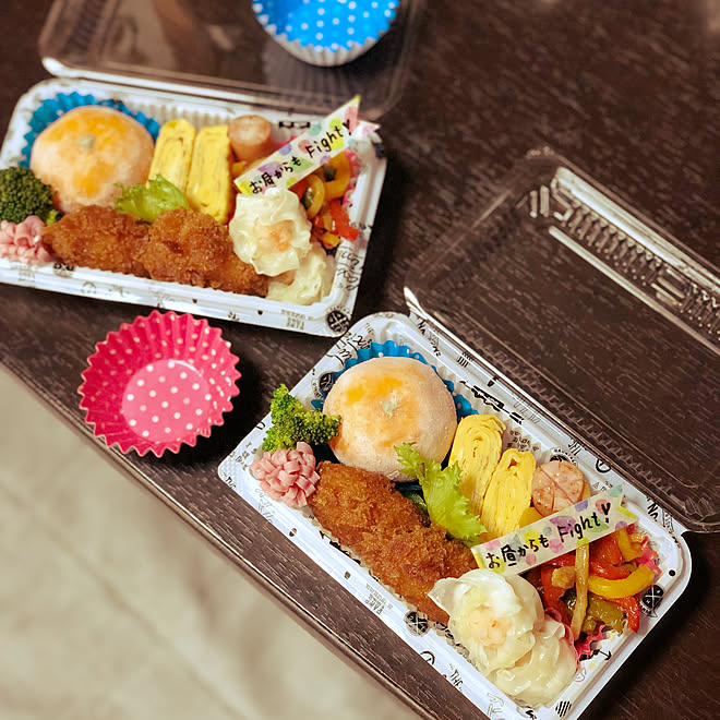 100均のマステ Daisoのお弁当パック セリアのおかずカップ 記録用pic 運動会のお弁当 などのインテリア実例 19 05 25 07 56 36 Roomclip ルームクリップ