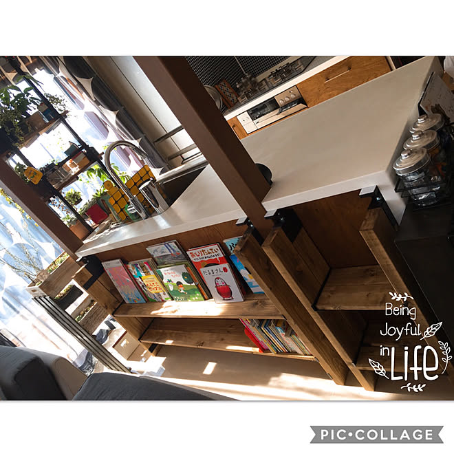 棚/絵本ラック/絵本コーナー/絵本収納/絵本棚DIY&hellip;などのインテリア実例 20190201 113214